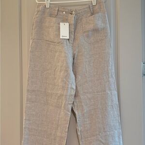 Quince Linen Pants (NEW WITH TAGS)